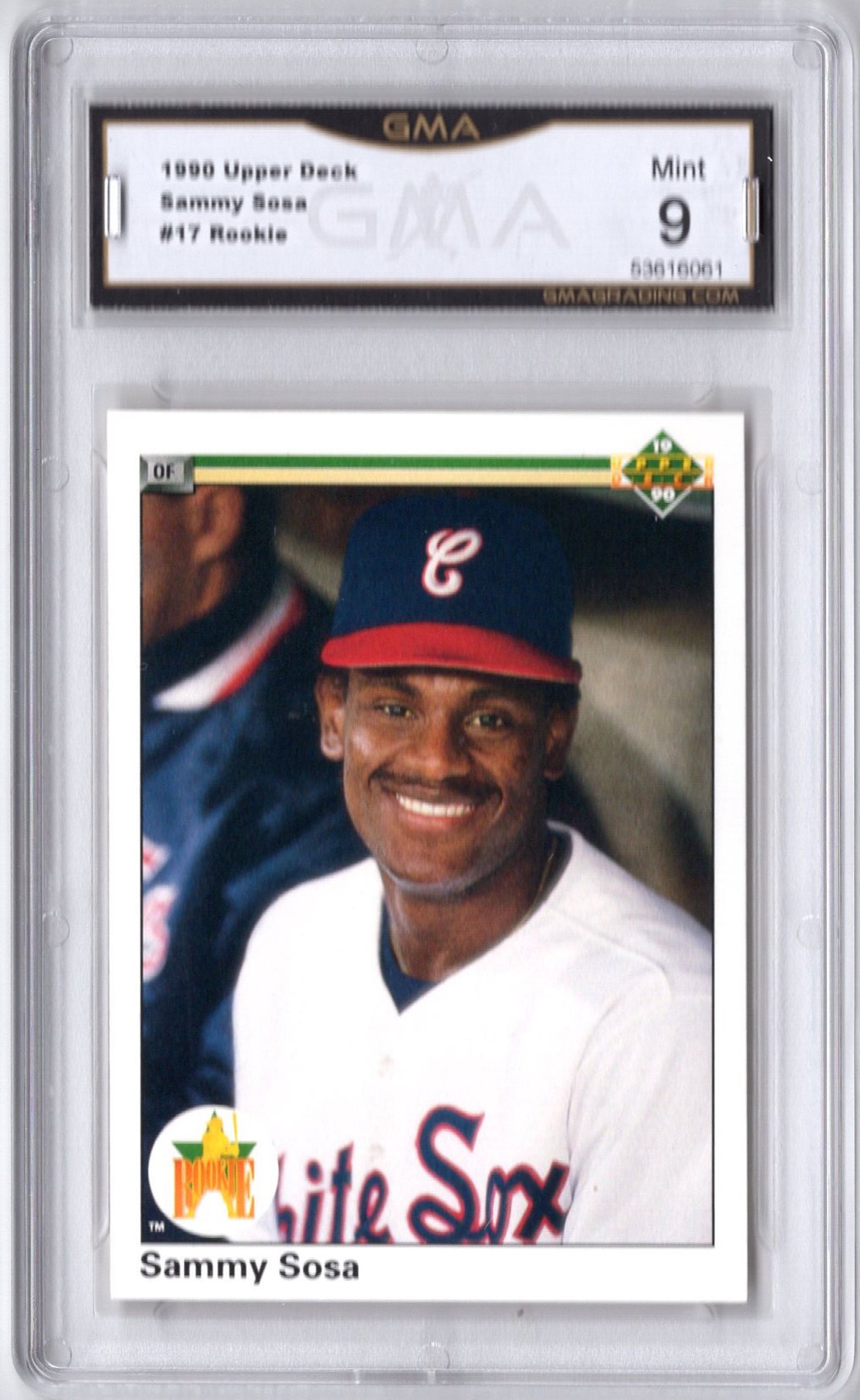 1990 Sammy Sosa Upper Deck Rookie Card 17 Mint 9 Etsy
