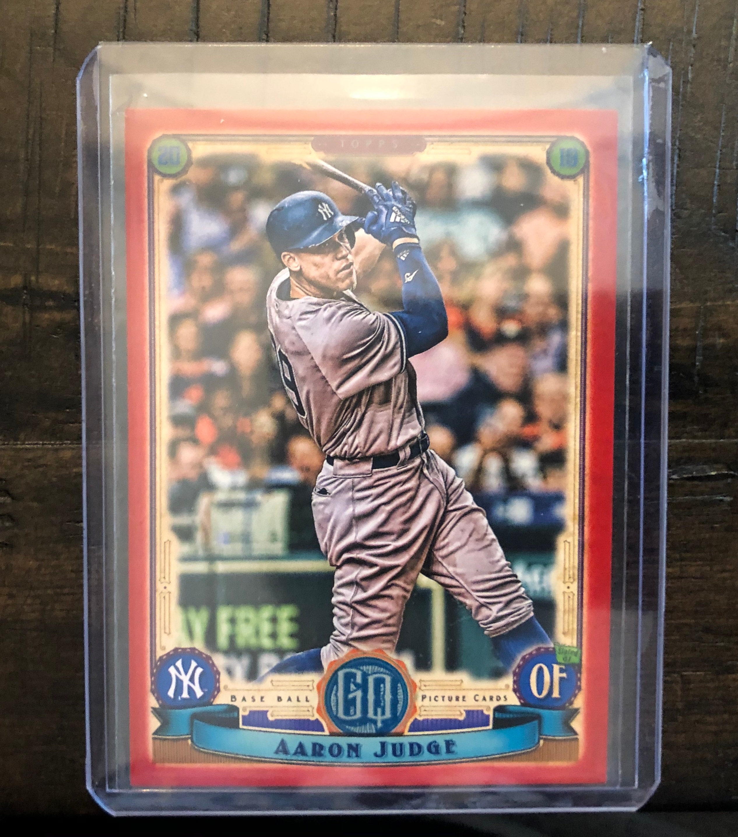 RARE 2019 Aaron Judge Topps Gypsy Queen RARE Red Base 
