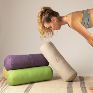 Bolster, Yoga Pillow, Bolster Pillow, Meditation Cushion, Cotton Bolster, Green Bolster, Yoga Sale, Yoga Accessories, Yoga Gifts