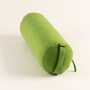 Bolster Pillow, Yoga Pillow, Meditation Cushion, Yoga Cushion, Cotton Bolster, Green Bolster Cushion, Yoga Accessories, Fitness Gifts, Sale