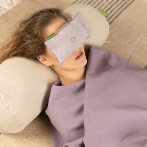 Meditation Eye Pillow, Mindfullness gifts, Yoga Eye Pillow, Lavender Eye Pillow, Flax Seeds, Calming Eye Pillow, , Calming Gifts, Yoga gift