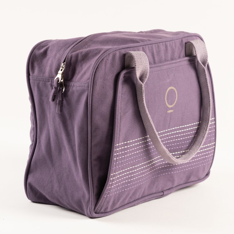 Bolsa De Yoga, Bolso De Asa Superior, Regalo De Yoga, Bolsa De Deportes, Bolsa De Gimnasio, Bolsa De Lona, Bolsa De Viaje Mujeres, Accesorios De Yoga, Bolso De Fin de Semana, Regalo Para Amantes del Yoga imagen 4