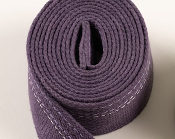 Cotton Yoga Strap, Sunset Lavender, Iyengar Yoga Accessory