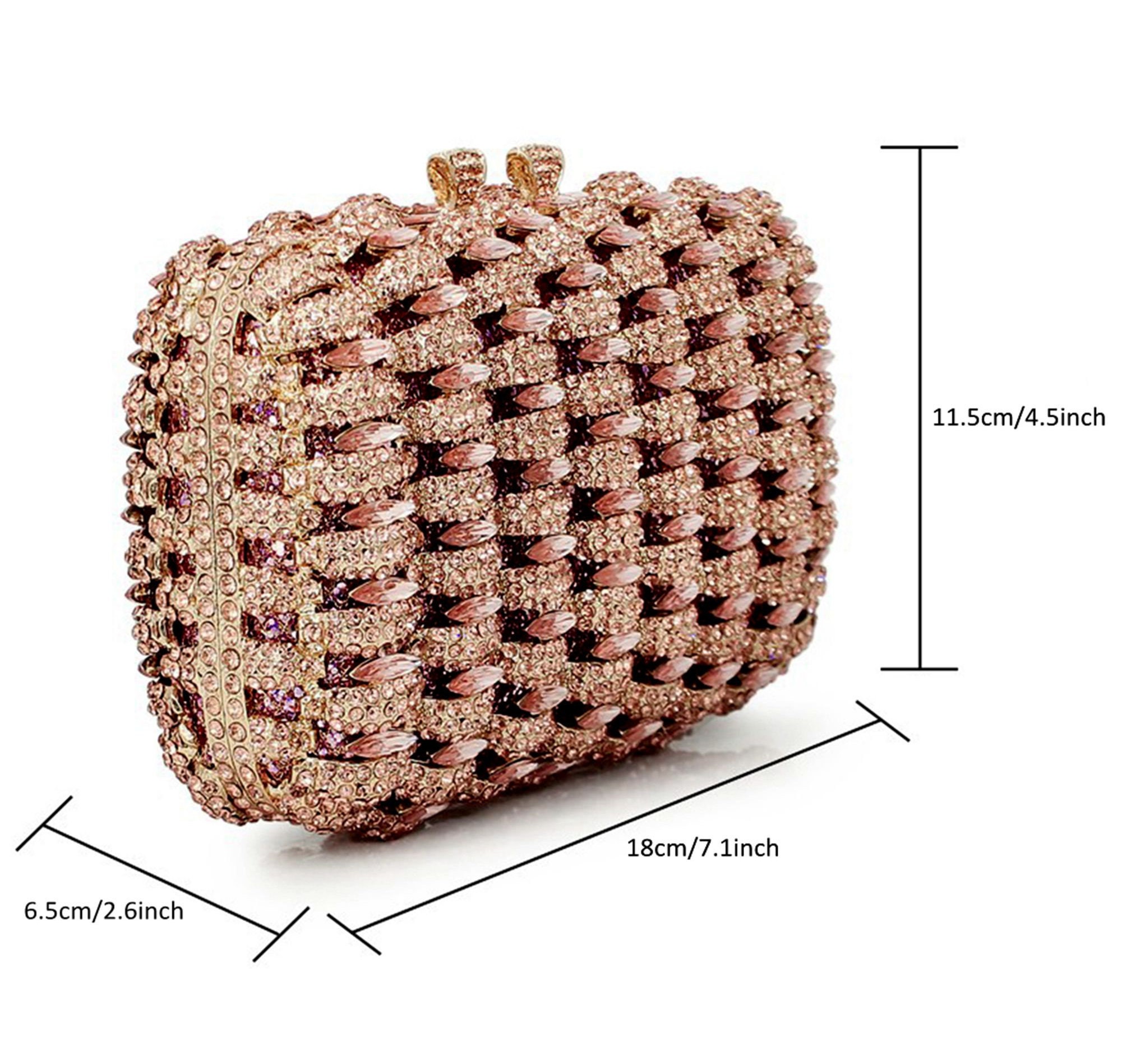 Luxurious Evening Bag Rhinestone Clutch Evening Handbag Purse Etsy UK