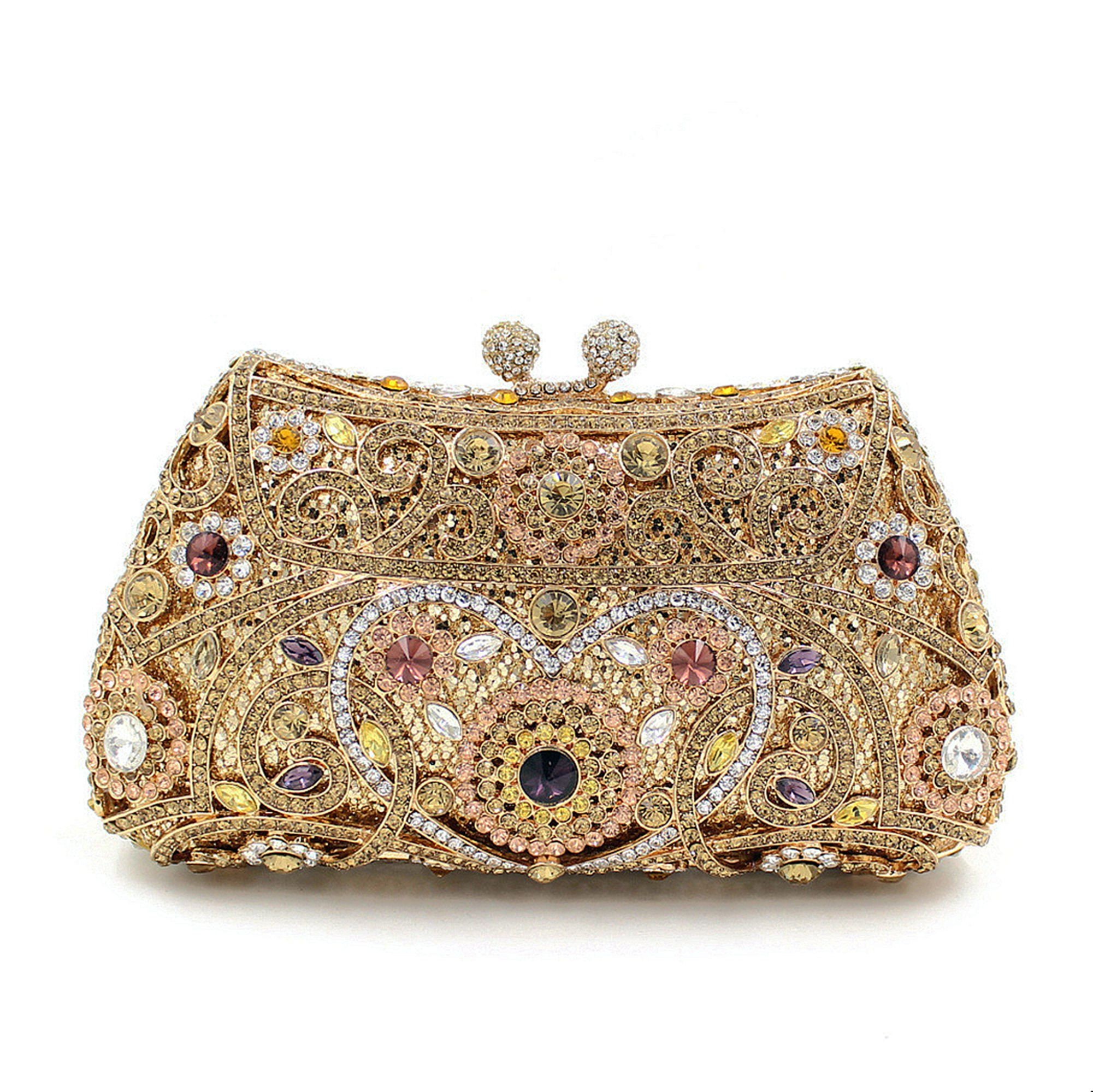 Rhinestone Clutch Bag Women's Luxury Full Diamond Color - Etsy