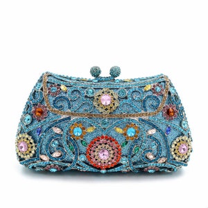 Rhinestone Clutch Bag Women's Luxury Full Diamond Color - Etsy