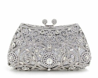 rhinestone purses clutch