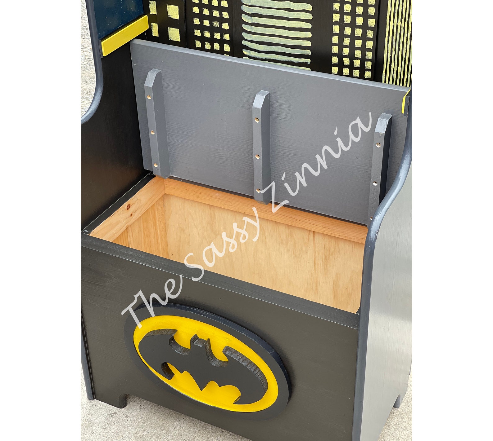 Batman Toy Box / Coat Rack Combo Etsy