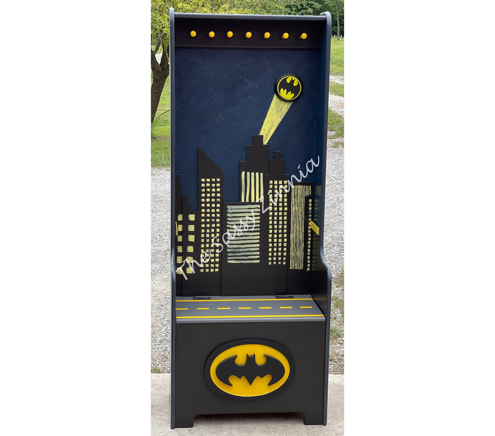 Batman Toy Box / Coat Rack Combo Etsy