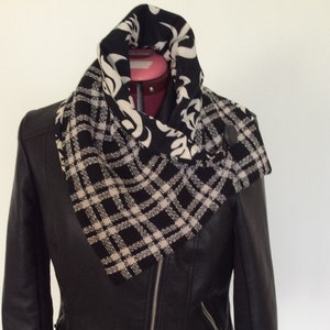 Wool mix Scarf Cowl Neck Warmer Snood