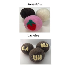 Boules de séchage en laine réutilisables image 7
