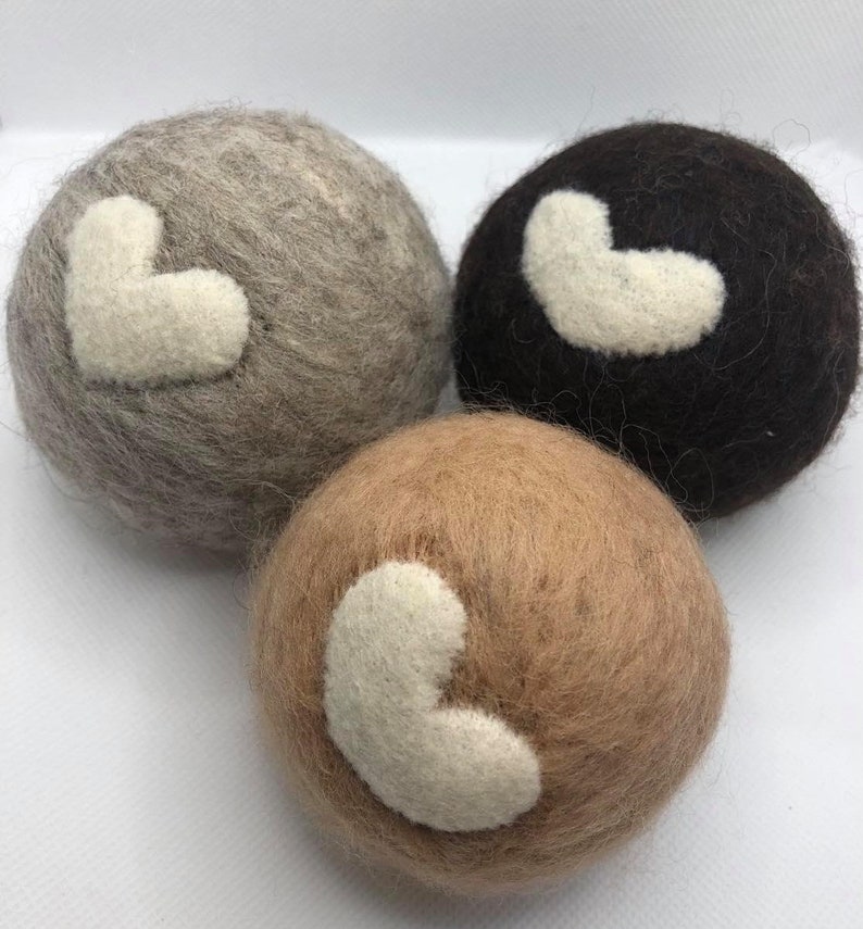 Boules de séchage en laine réutilisables image 2
