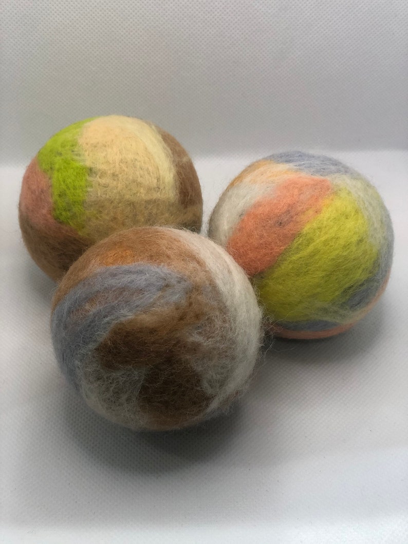 Reusable Wool Dryer Balls Etsy