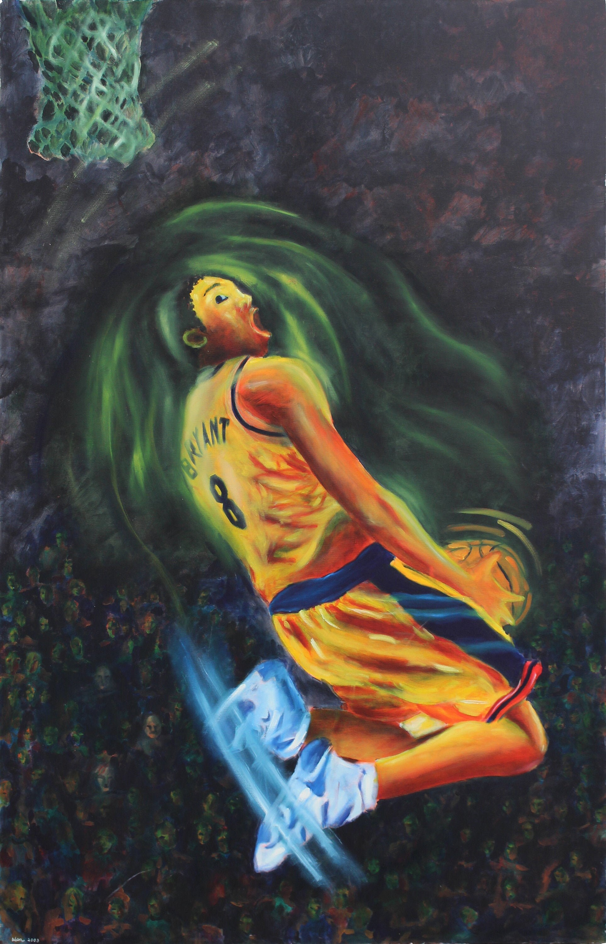 Kobe Bryant-Original Art Print Kobe Bryant Artwork Kobe | Etsy