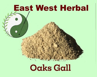 Oaks Gall Oaks Apple Powder Herb Tea Commiphora Molmol Organic East West Herbal