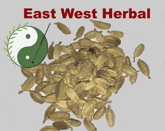Cardamom Pods Whole Pods, Cardamom East West Herbal Elettaria Cardamomum