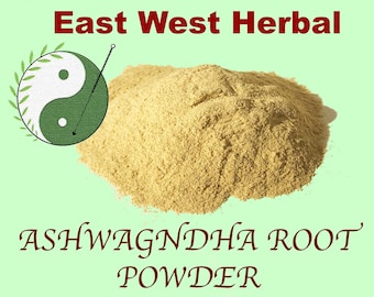 2oz Ashwagandha Root Powder Ashwagandha Withania Somnifera East West Herbal