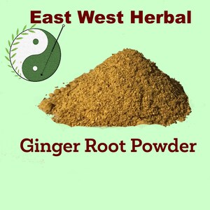 2oz Ginger Root Powder Herb Tea Zingiber Officinale East West Herbal