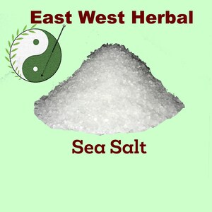 1 pound Sea Salt Trace Minerals Bulk Wholesale Salt Organic East West Herbal