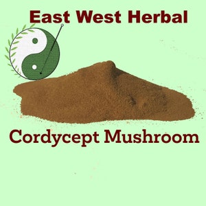 2oz Cordycept Mushroom Extract Powder Dong Chong Xia Cao Adaptogenic Mushroom Superfood East West Herbal