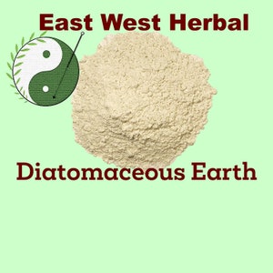 2oz Diatomaceous Earth Powder Tea Herb East West Herbal