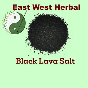 2oz Black Lava Salt Sea Salt Volcanic Salt Trace Minerals Bulk Wholesale Salt East West Herbal