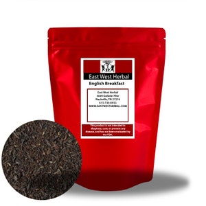 English Breakfast Tea Loose Leaf Black Tea Herb East West Herbal