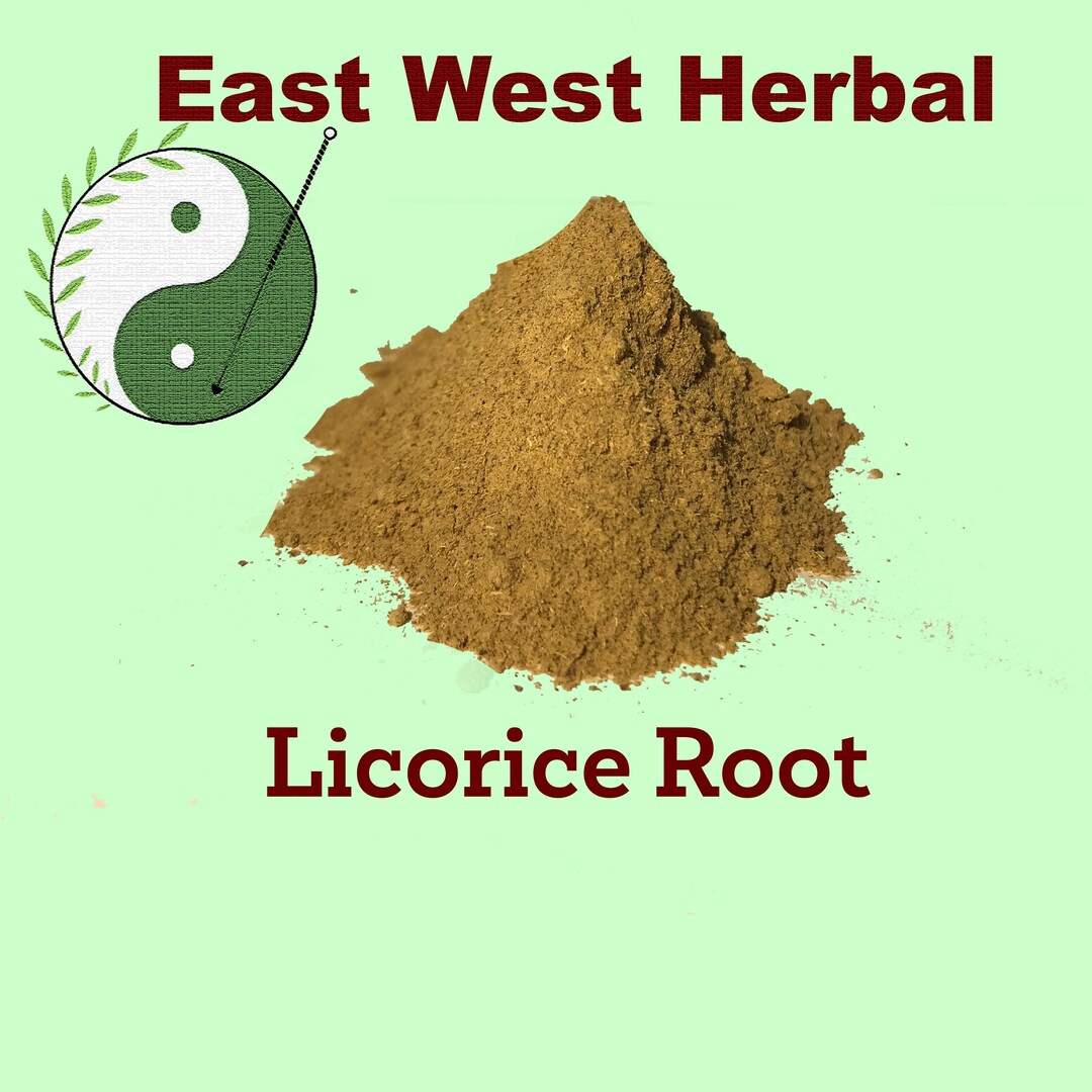 2oz Licorice Root Powder, Powder Glycyrrhiza Glabra Tea Herb East West