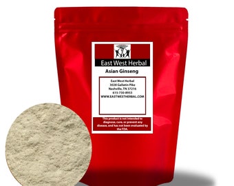 Ginseng Root Powder Extract Herb Tea Panax Ginseng Superfood Supplement East West Herbal