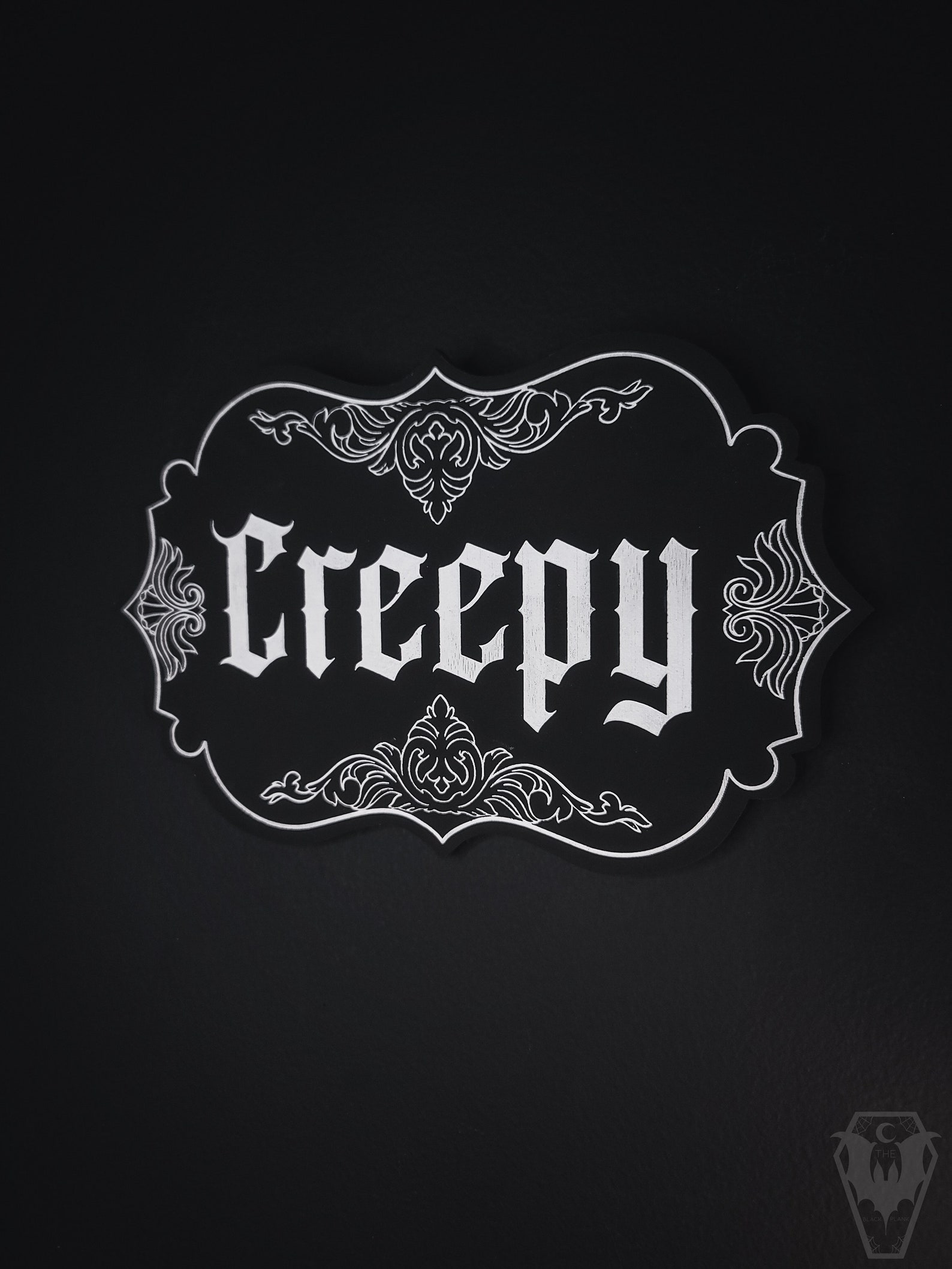 Creepy Victorian Wood Engraved Wall Art Spooky Wall Art Etsy