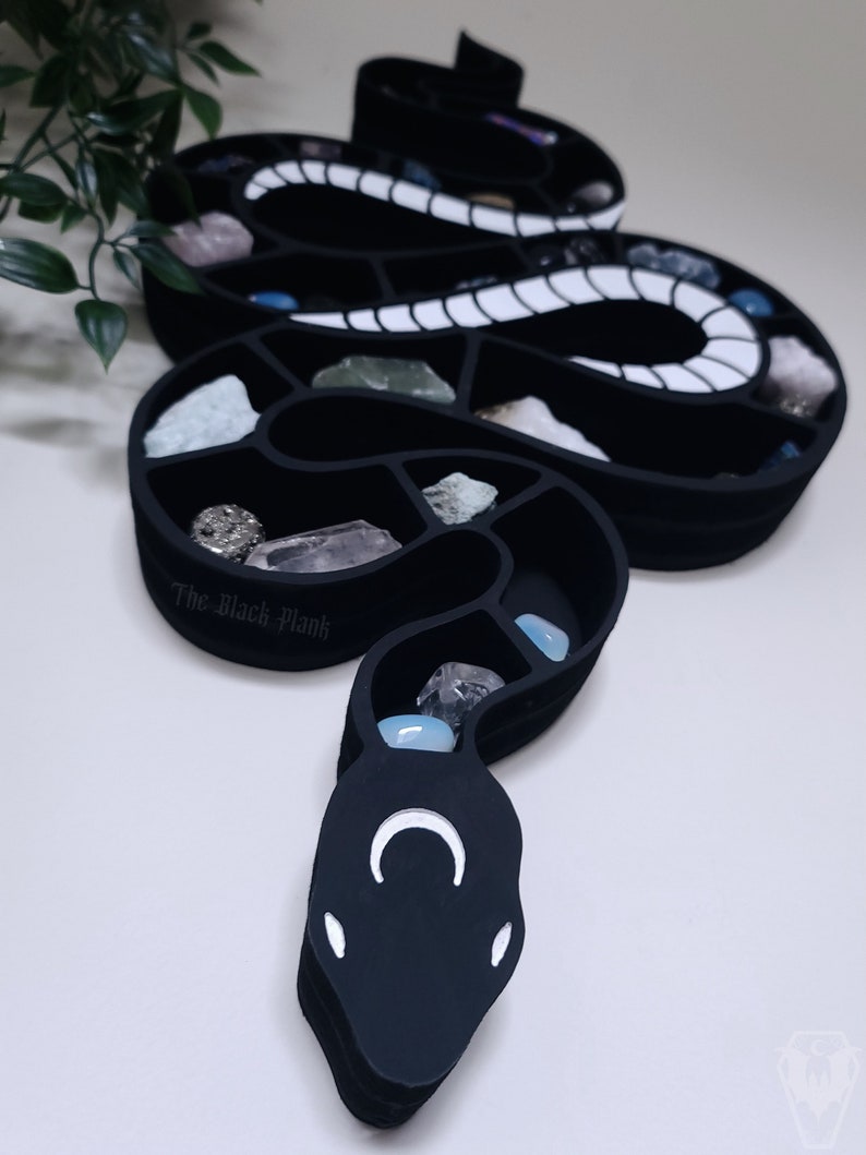 THE ORIGINAL Crystal Snake Shelf Crystal Display Spooky Etsy