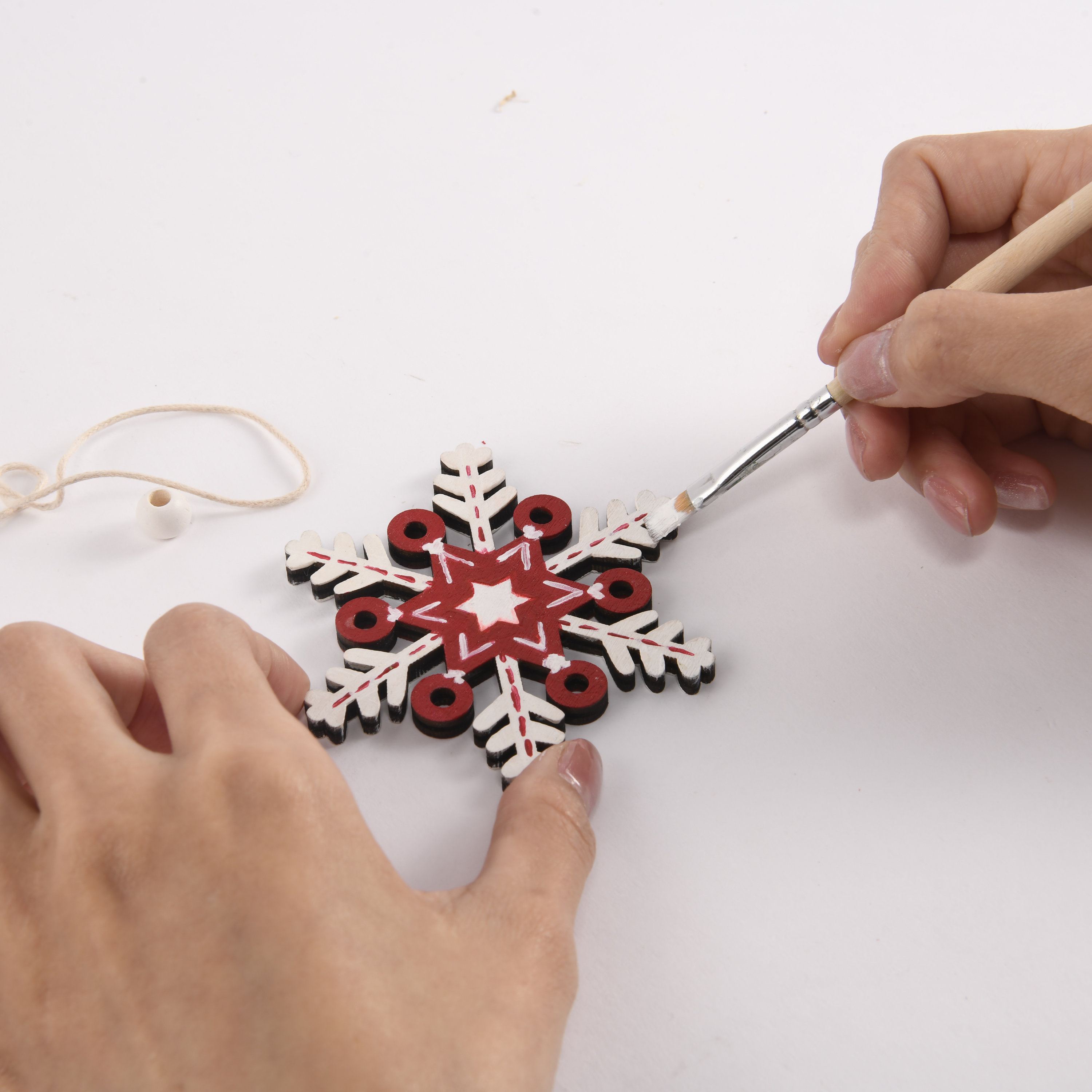 DIY Christmas Ornament Kit DIY Snowflake Painting Kit Etsy diy-christmas-ornament-kit-diy-snowflake-painting-kit-etsy