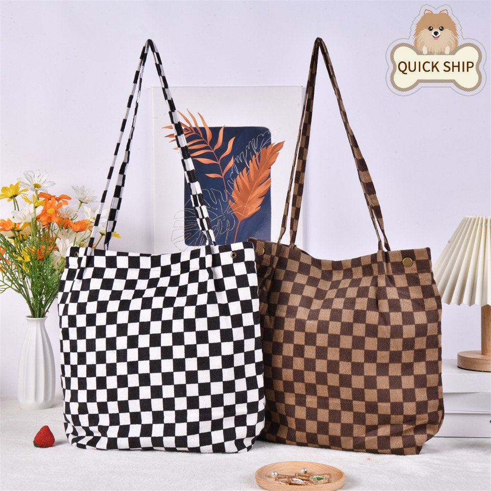 checkerboard tote lv