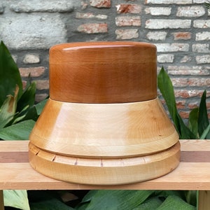 Wooden Hat Block / Hatmaker&#39;s Form