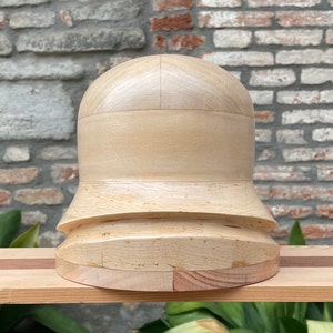Wooden Hat Block / Hatmaker&#39;s Form
