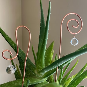 Crystal Suncatcher Copper Plant Trellis