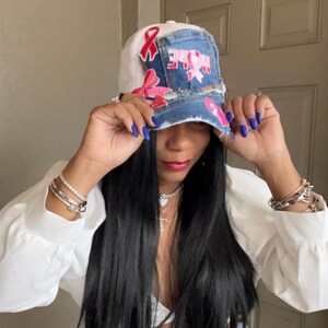 Pink SUPPORT  Custom Hat