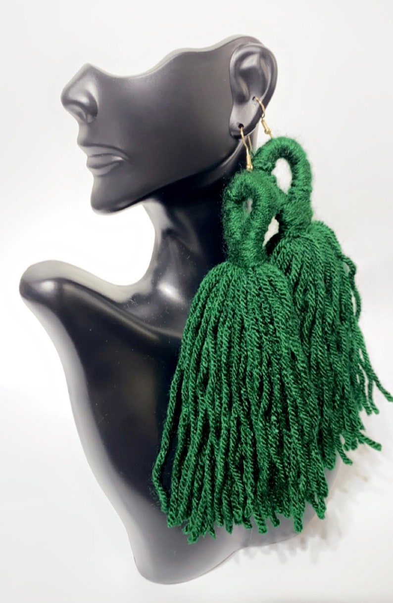 Custom Yarn Earrings Etsy