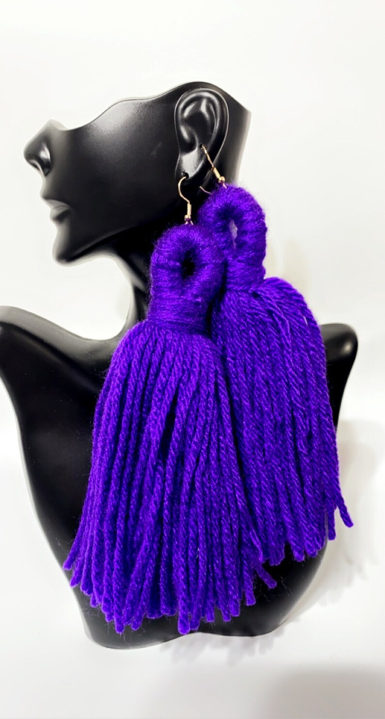 Custom Yarn Earrings Etsy