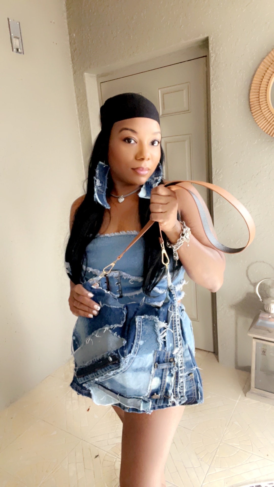 Feeling Myself Denim Jumpsuit main image 1
