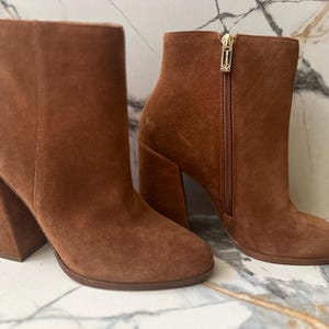 Suede Wedge  Boots