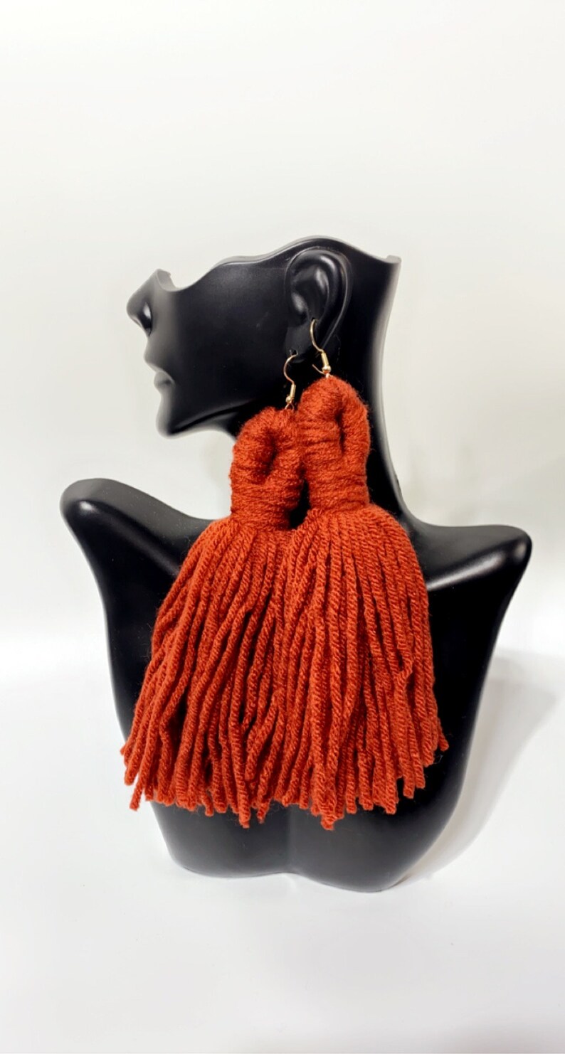 Custom Yarn Earrings Etsy