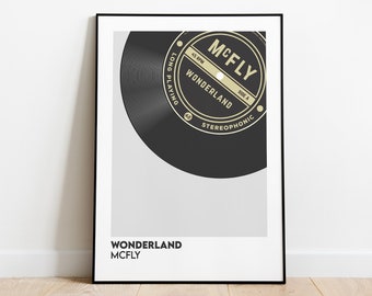Personalised Vinyl Record Print, Custom music Poster, Custom wall decor, Add your favourite song print, Retro custom poster, Music wall art