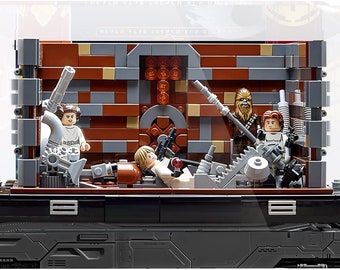 Acryl-Vitrine für Lego 75329 Death Star Trench Run Diorama