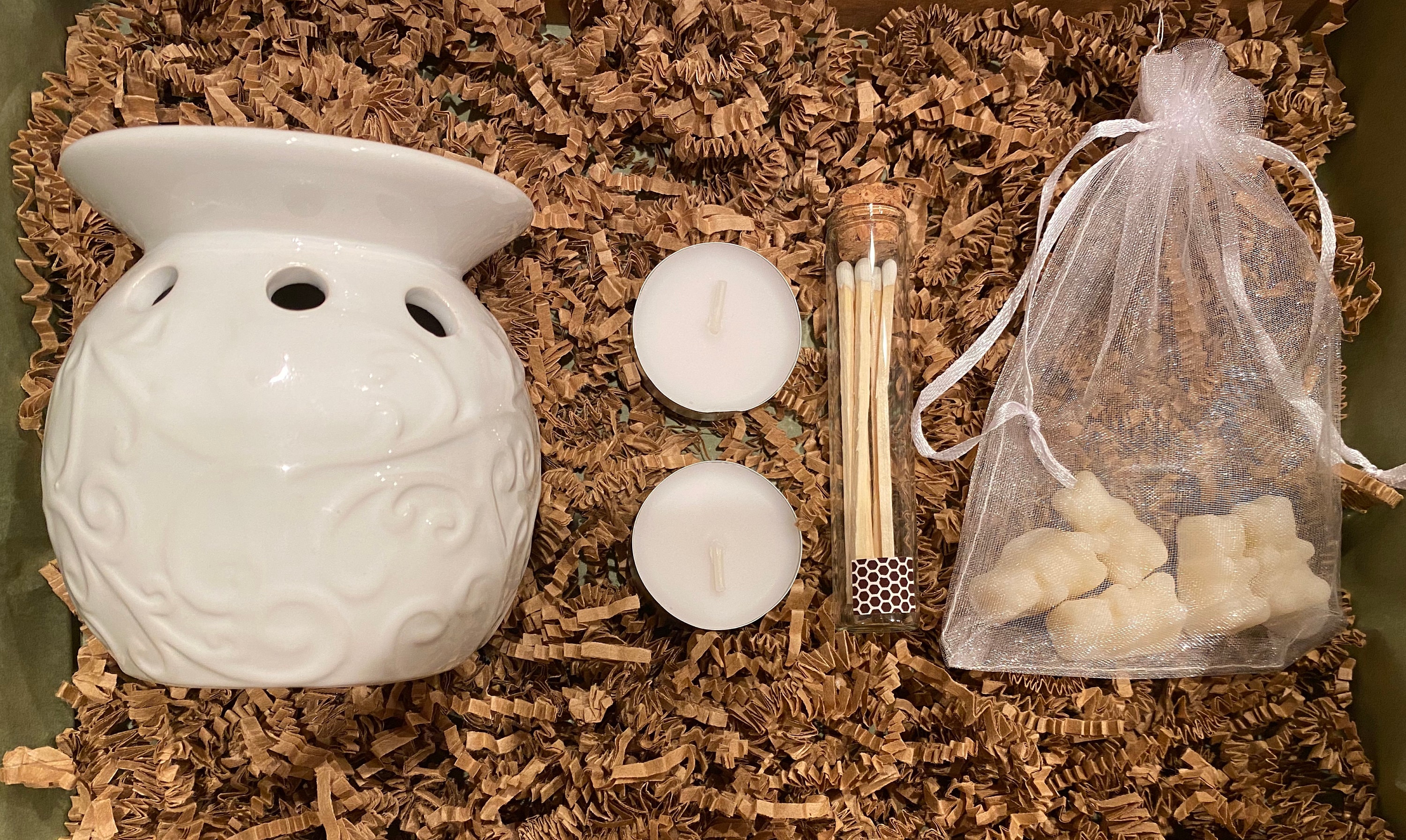 Tea Candle Wax Warmer Gift Set Etsy