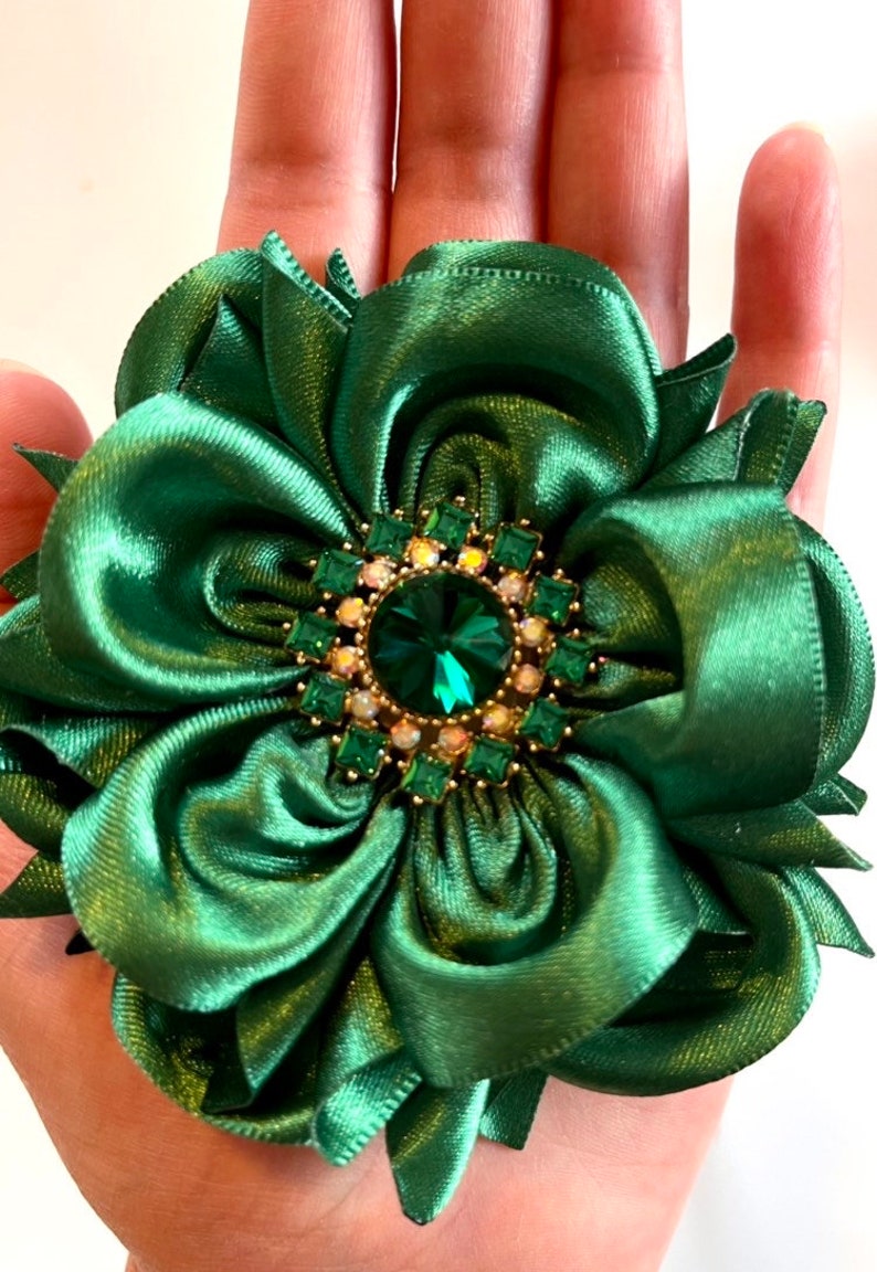 Emerald Green Henna Flower Hand Wraps- Set of 2 Flowers for Henna Night ...