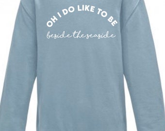 sweater that says beach