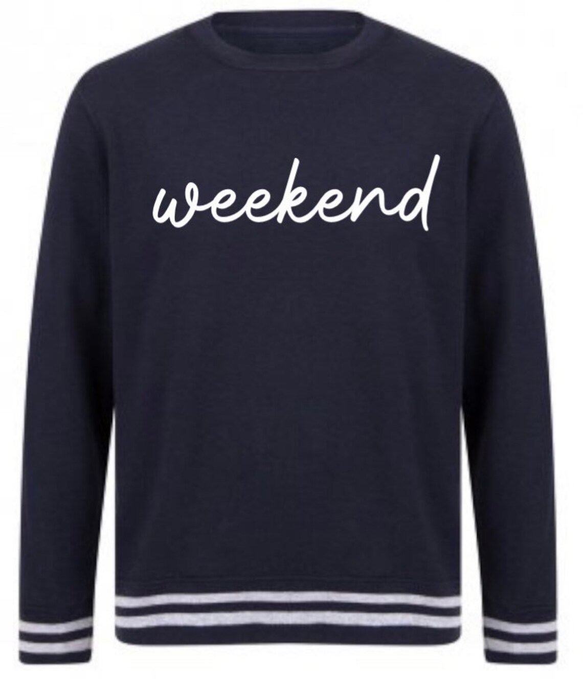 Weekend Sweater Weekend Sweatshirt Womens Sweater Striped - Etsy