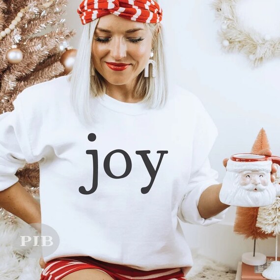 Womens Joy Christmas Sweater Twinning Christmas Joy Christmas