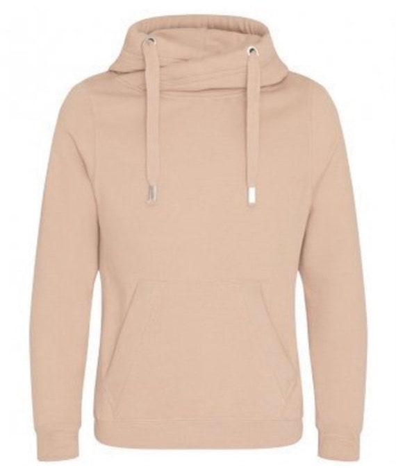 Plain cross neck hoodie plain cowl neck hoodie hoody with pocket hoody Mum hoodie also in plus size thumbhole hoodie